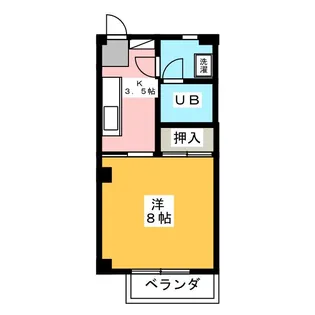 アパルトメントハウスY【2階】の間取り