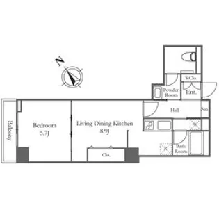 リバーシティ21新川【29階】の間取り