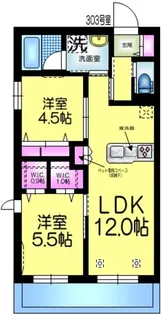 へーベルメゾンわびすけ【3階】の間取り