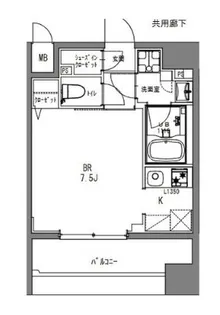 La Douceur秋葉原【8階】の間取り