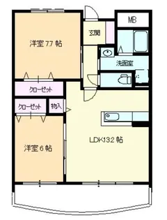 グランパーク シーマレジデンス【3階】の間取り