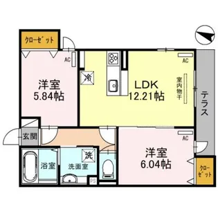 FORBITO MOZU【1階】の間取り