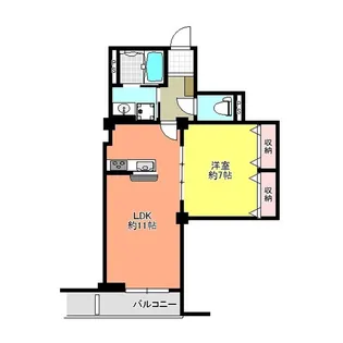 ガイロ【3階】の間取り