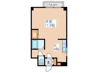 グランドール イケダ【4階】の間取り