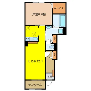 シャロウズ【1階】の間取り