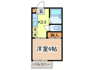 コ-ポM【2階】の間取り
