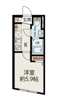 MEGURO EDGE【1階】の間取り