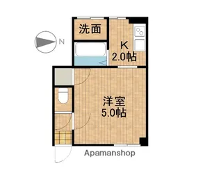 マヌハイツ【3階】の間取り