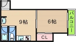 シャトー天神ノ森【5階】の間取り