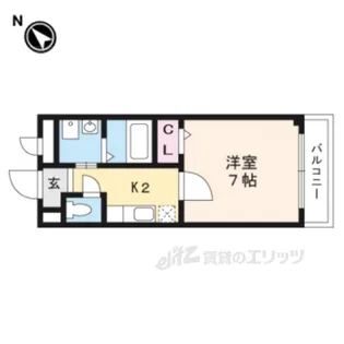 サンライズ【2階】の間取り