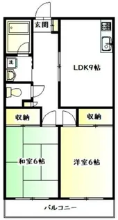 ピアハイツ【2階】の間取り