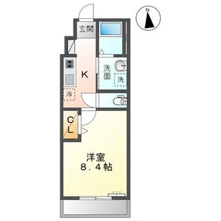 フォルテューヌA【2階】の間取り