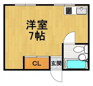 カッシーナ甲子園【2階】の間取り