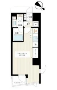 カスタリア新宿御苑【6階】の間取り