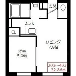 Le merci (ル メルシ)【4階】の間取り