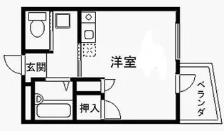 レークマンション【1階】の間取り
