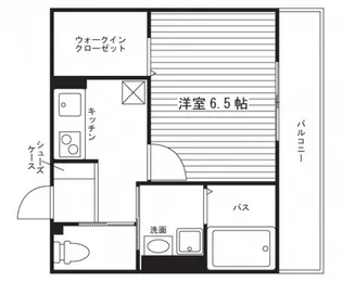 サウスコート【2階】の間取り