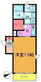 FRIEDEN HAUS中山【1階】の間取り