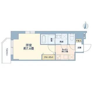 フェンテアネックス【4階】の間取り