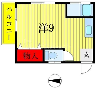 コーポ第三フクジュ【2階】の間取り