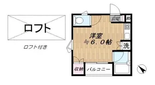 コーポサンライズII【2階】の間取り