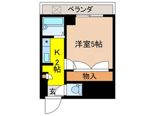 シャトーセーケー【4階】の間取り