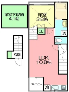 レザンコート【2階】の間取り