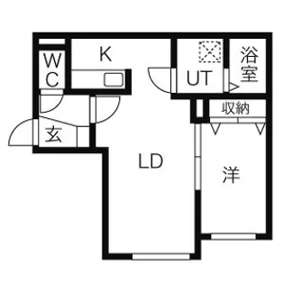 パーチェ宮の森【1階】の間取り