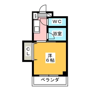 レジデンス富岡【2階】の間取り