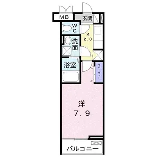 グレイス・ゴッド【3階】の間取り
