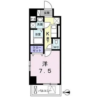 ル・カトレヤ【3階】の間取り