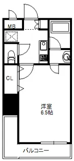 W.O.B.KYOBASHI【2階】の間取り