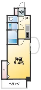 Luxe新大阪EAST1【2階】の間取り