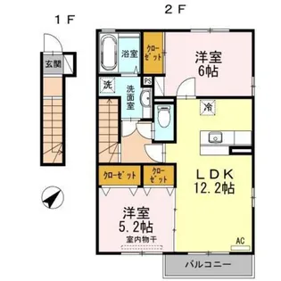 リオグランデ【2階】の間取り