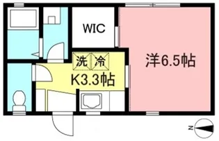 タウンコート烏山【2階】の間取り