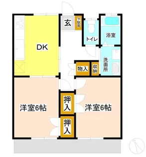 コーポ斉藤【1階】の間取り