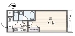 ミミエデン【1階】の間取り