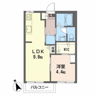HINOMARU TOWN A【1階】の間取り