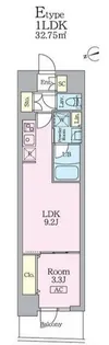 Garden Xavis門前仲町【3階】の間取り