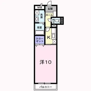 グリューン ヴァルド【3階】の間取り