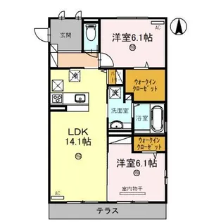 グランデ【1階】の間取り
