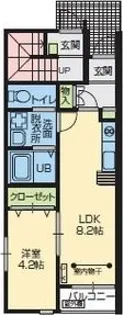 ARVO【1階】の間取り