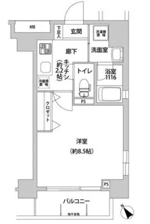 La Riviere【4階】の間取り