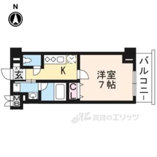 アスヴェル京都東寺前2【2階】の間取り