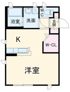 ディアス市電通A【2階】の間取り