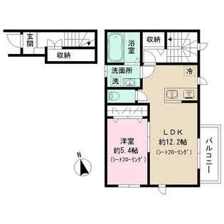 メゾン陣屋【1階】の間取り