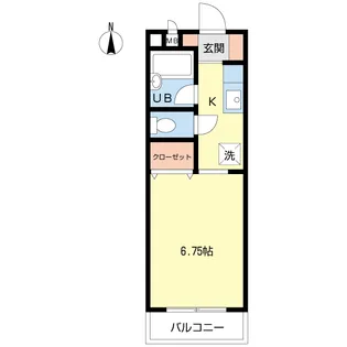 アネシス春野【2階】の間取り