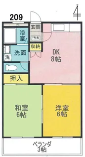 GranLoungeYokozuka【2階】の間取り