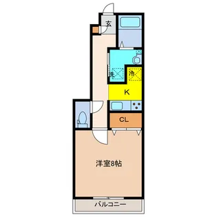 アンプルール リーブル SanteII【2階】の間取り