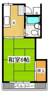 ローズハイツ【2階】の間取り